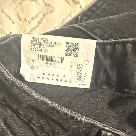 Garage Women's High Rise Jeans - Black - Picture 3 of 6